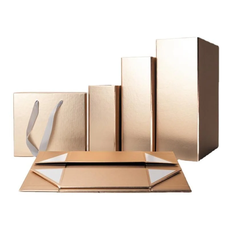 กล่องของขวัญพับได้เพื่อการขนย้ายที่ง่ายดาย