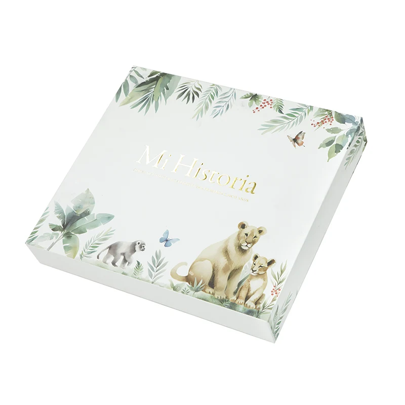 สมุดบันทึกการเจริญเติบโตรายวันของทารกปกแข็ง